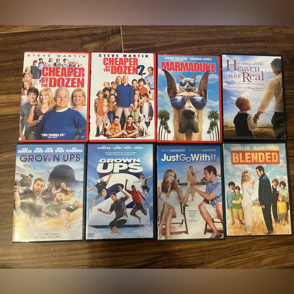 Lot of 8 DVD’s - Family